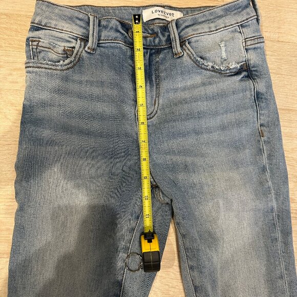 Lovervet by Vervet High Rise Skinny distressed Jeans size 25 - Picture 8 of 16